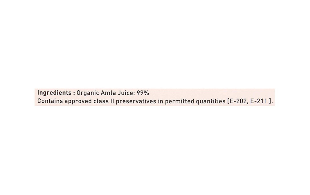 Nutriorg Amla Juice (Indian Gooseberry)   Bottle  1000 millilitre